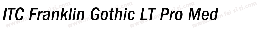 ITC Franklin Gothic LT Pro Medium字体转换